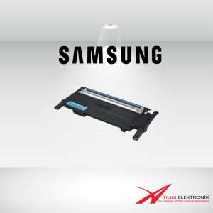 Samsung CLT-C407S/Hp SU001A Mavi Muadil Toner - Görsel 1