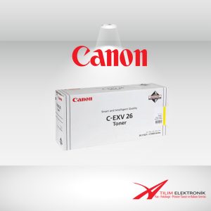 Canon C-EXV-26/ 1657B006 Sarı Orijinal Toner - Görsel 1