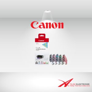 Canon CLI-8 BK/PC/PM/R/G MultiPack Orijinal Mürekkep Kartuş - Görsel 1